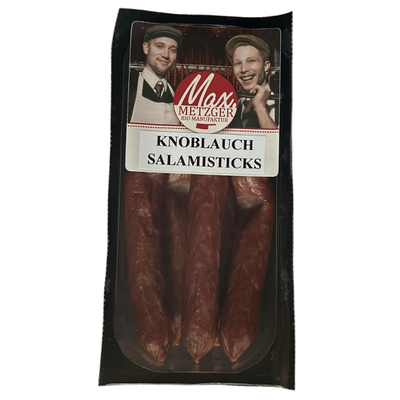 Produktfoto zu Knoblauch Salamisticks, 5 Stück 70g