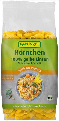 Produktfoto zu Gelbe Linsen Hörnchen 300g