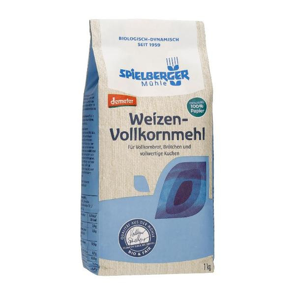 Produktfoto zu Weizenvollkornmehl 1kg