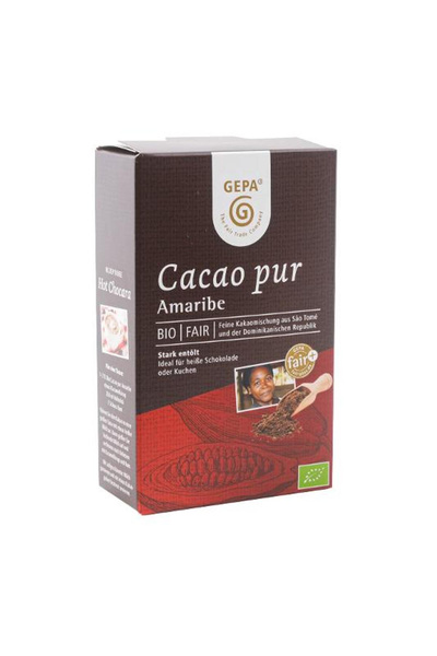 Produktfoto zu Kakaopulver Amaribe stark entölt 125g