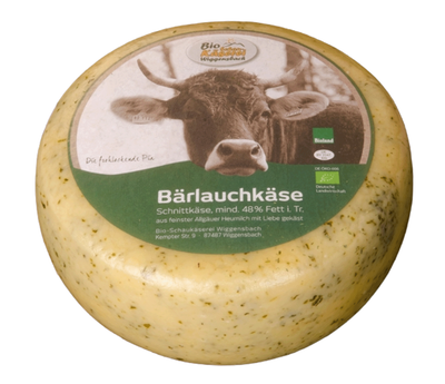 Produktfoto zu Bärlauchkäse aus Heumilch
