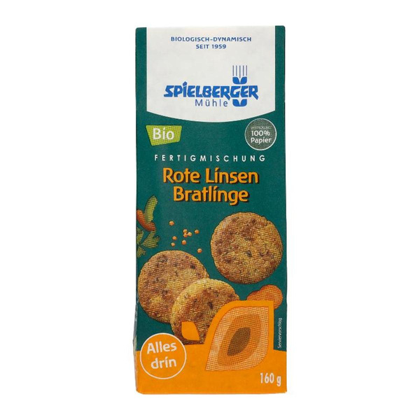 Produktfoto zu Rote Linsen Bratlinge 160g