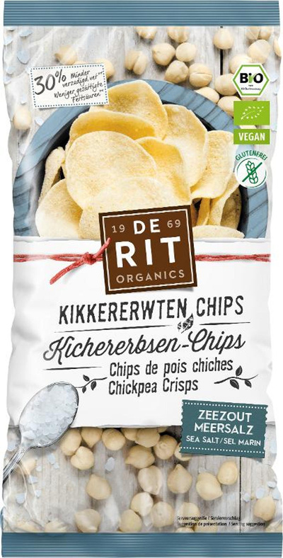 Produktfoto zu Kichererbsenchips Meersalz 75g