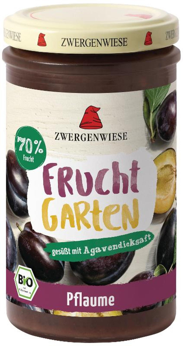 Produktfoto zu FruchtGarten Pflaumenmus 225g