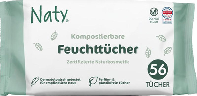 Produktfoto zu Feuchttücher unparfümiert 56St