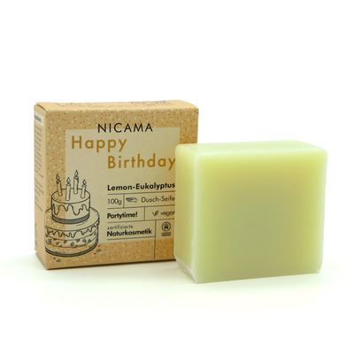 Produktfoto zu Happy Birthday Seife Lemon Eukalyptus 100g