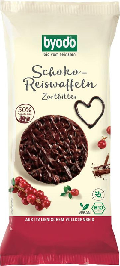 Produktfoto zu Schoko Reiswaffeln Zartbitter 65g