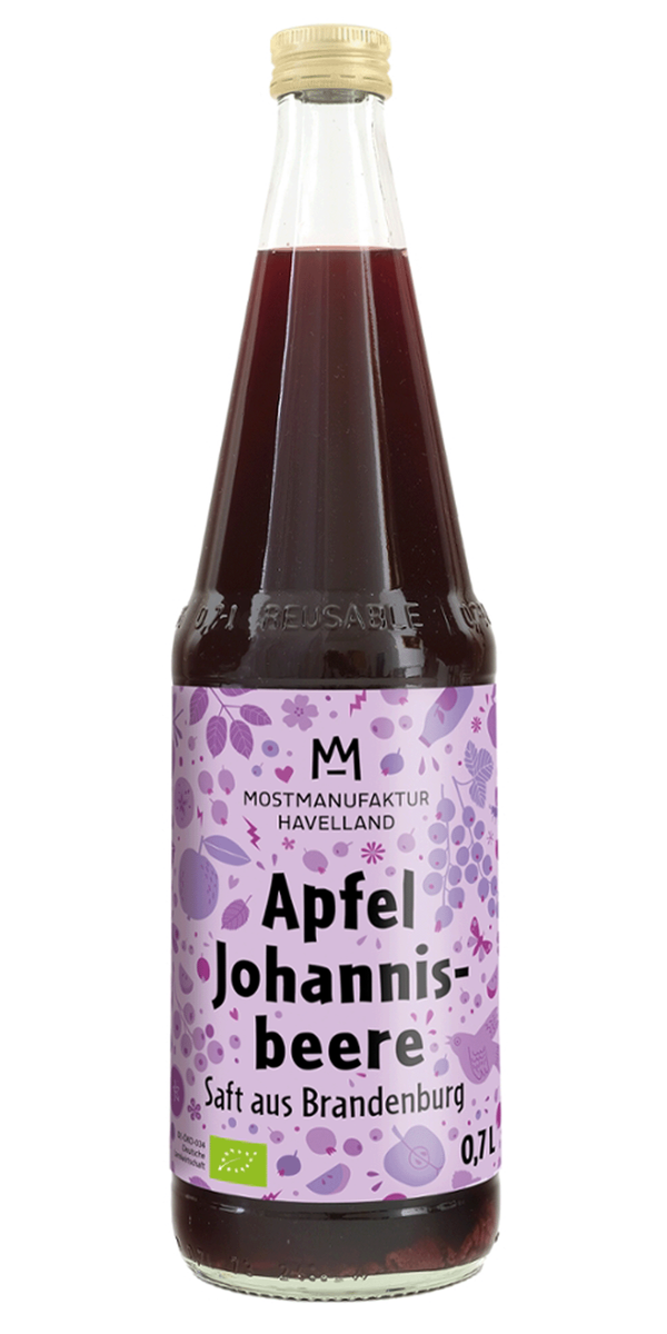 Produktfoto zu Apfel Johannisbeeren Saft 6 x 0,7l