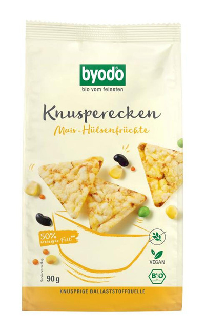 Produktfoto zu Knusperecken Mais Hülsenfrüchte 90g