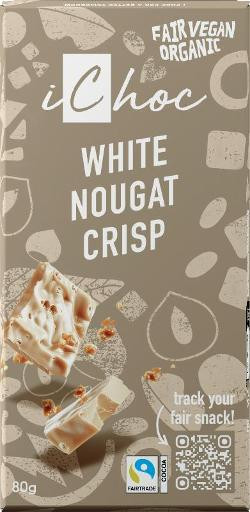 Produktfoto zu White Nougat Crisp 80g