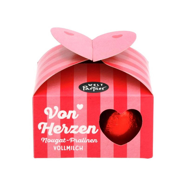 Produktfoto zu Schoko Nuss Pralinen Vollmilch Alles Liebe 84g