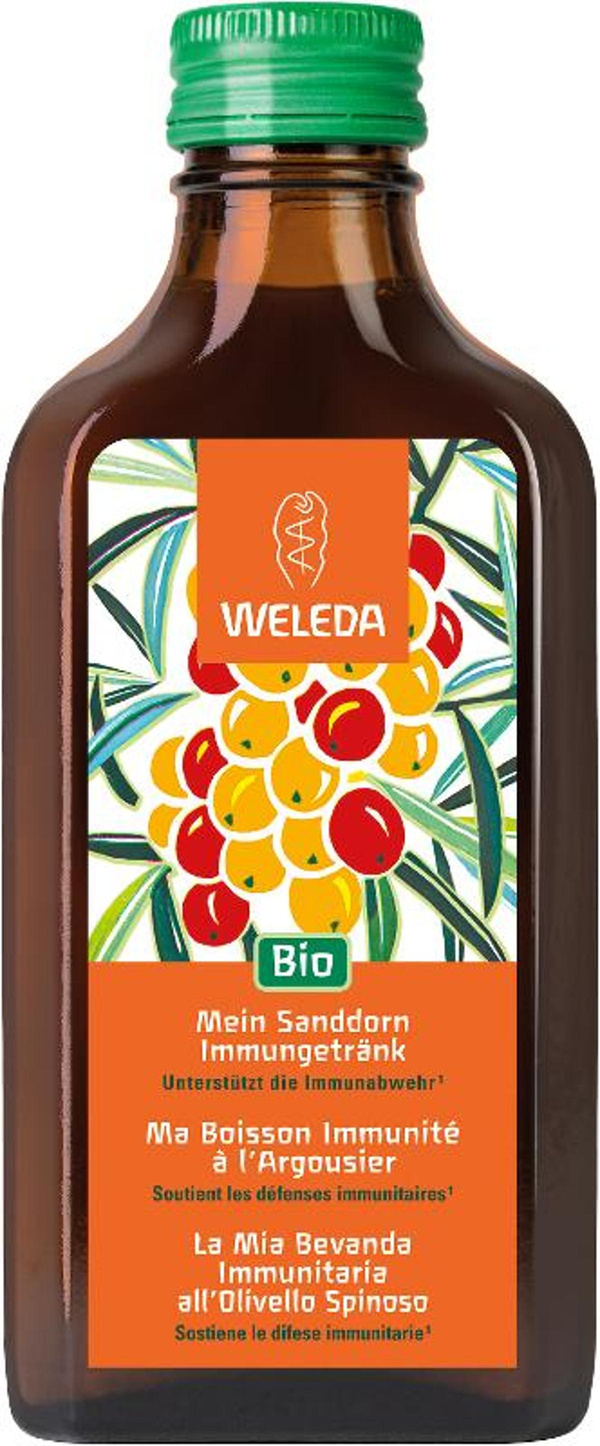 Produktfoto zu Mein Sanddorn Immungetränk 200ml