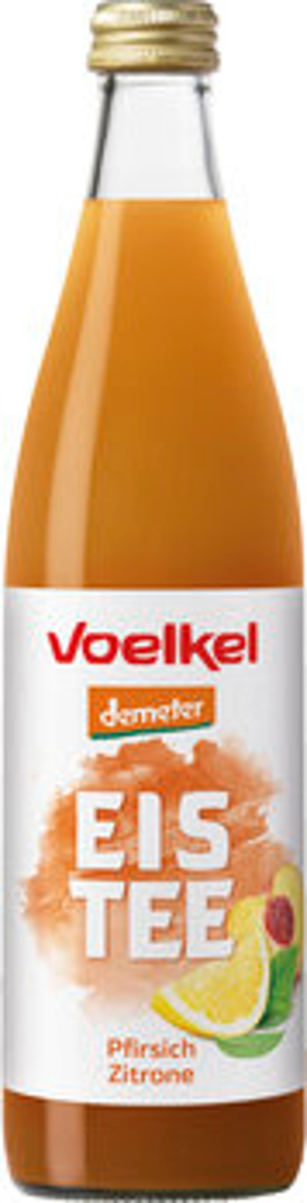 Produktfoto zu Fairer Eistee Pfirsich Zitrone 0,5l