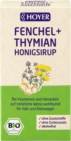 Produktfoto zu Fenchel und Thymian Honigsirup 250g