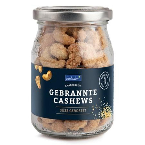 Produktfoto zu Gebrannte Cashews süß geröstet 125g