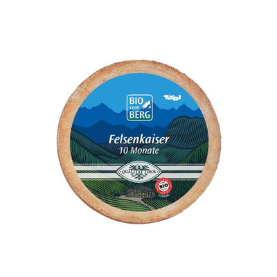 Produktfoto zu Tiroler Felsenkaiser aus Heumilch, 10 Monate gereift, Rohmilch