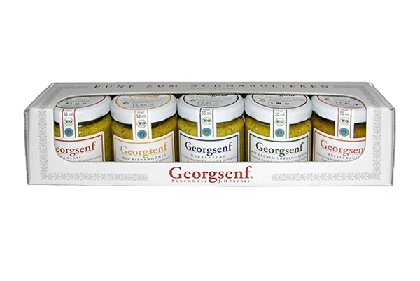 Produktfoto zu Georgsenf Fünf zum Schnabulieren 5x50ml