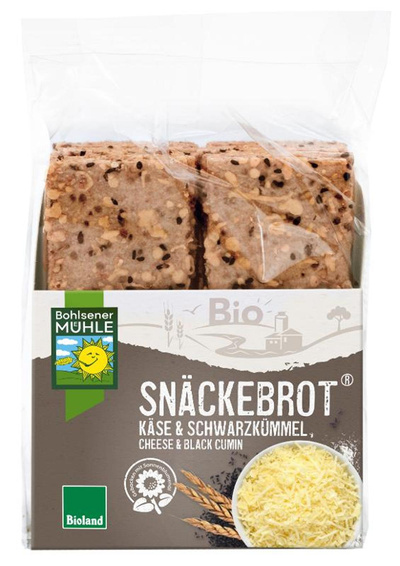 Produktfoto zu Snäckebrot Schwarzkümmel und Käse 200g