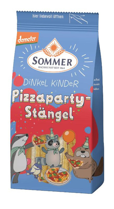 Produktfoto zu Dinkel Kinder Pizzaparty Stängel 100g