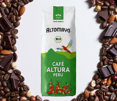 Produktfoto zu Hochland Kaffee Peru Bohnen 500g