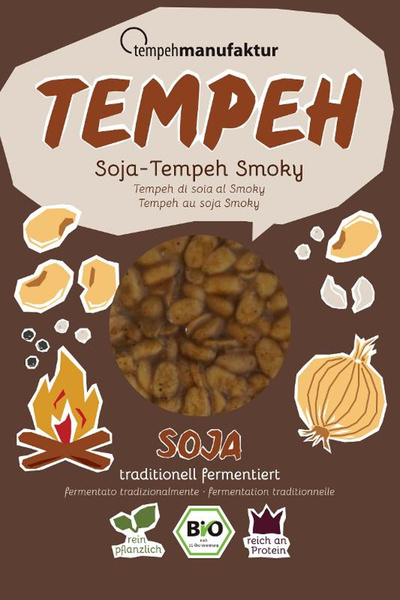 Produktfoto zu Tempeh Soja Smokey 200g
