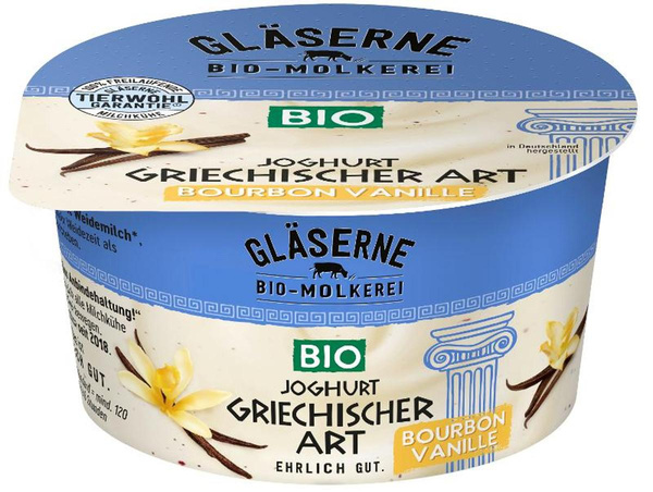 Produktfoto zu Joghurt griechische Art Vanille 150g