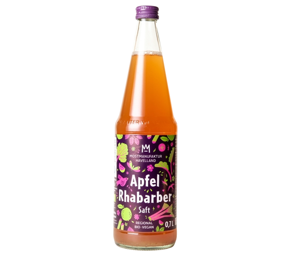 Produktfoto zu Apfel Rhabarber Saft 6 x 0,7l