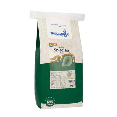 Produktfoto zu Dinkel Spiralen hell 2kg