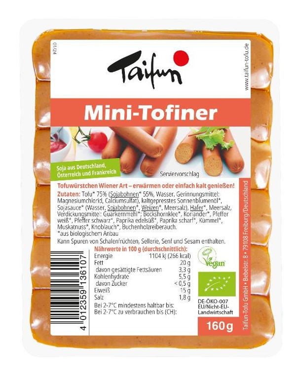 Produktfoto zu Tofu Mini-Wiener 160g