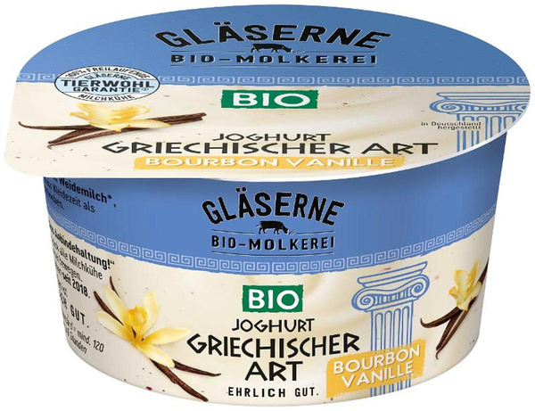 Produktfoto zu Joghurt griechische Art Vanille 150g