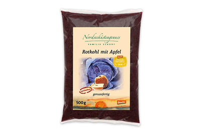 Produktfoto zu Apfel-Rotkohl im 500g Beutel