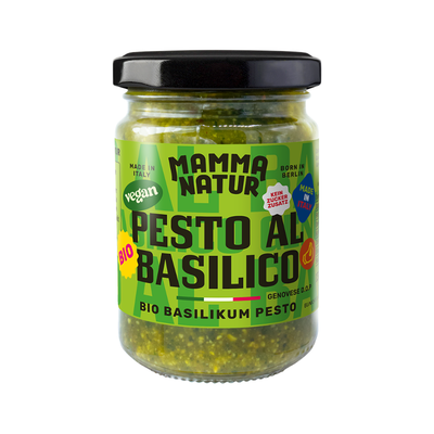 Produktfoto zu Mamma Natur Pesto Basilikum