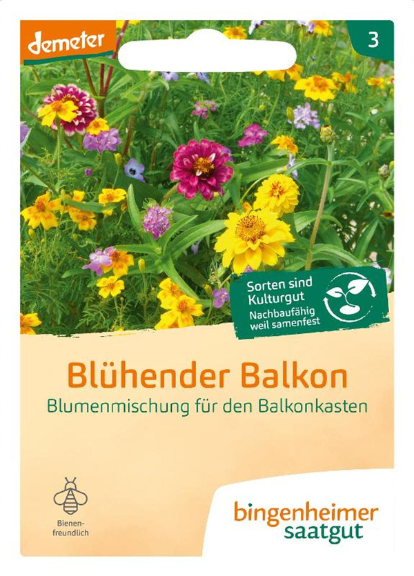 Produktfoto zu Saatgut Blühender Balkon Blumenmischung