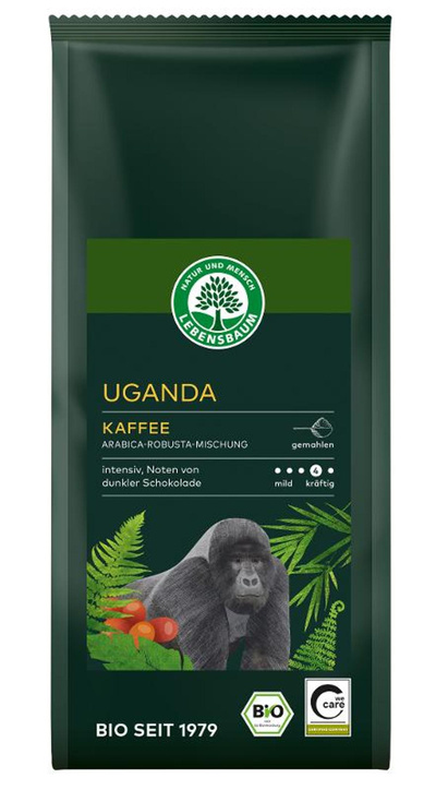 Produktfoto zu Uganda Kaffee gemahlen 250g