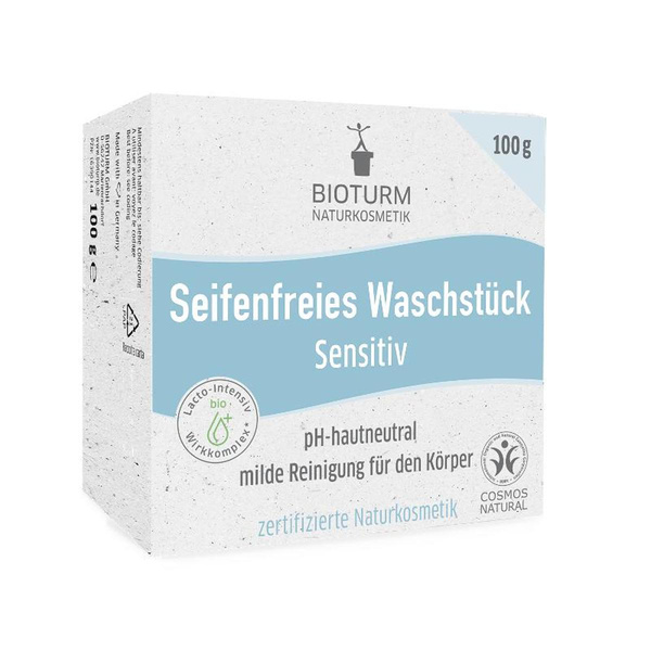 Produktfoto zu Seifenfreies Waschstück sensitiv 100g