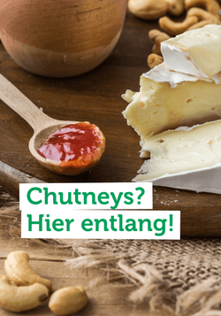 Produktfoto zu Dir fehlt noch das passende Chutney zum Käse? Hier geht es zur fruchtigen Auswahl!