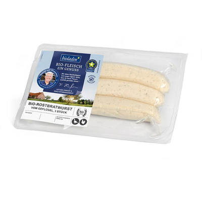 Produktfoto zu Rostbratwurst vom Geflügel 3 Stück ca 150g