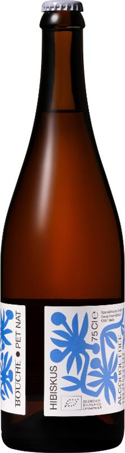 Produktfoto zu Kombucha Hibiskus Pet Nat Alkoholfrei, 0,75l