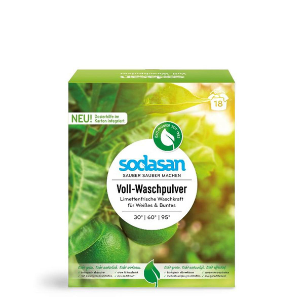 Produktfoto zu Vollwaschmittelpulver Limette 1,01kg