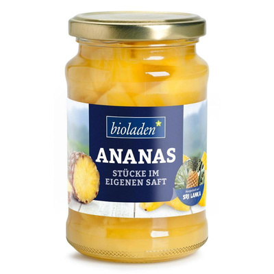 Produktfoto zu Ananasstücke 350g