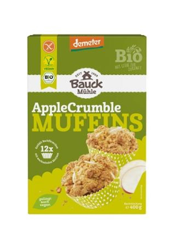 Produktfoto zu Apple Crumble Muffins Backmischung 400g