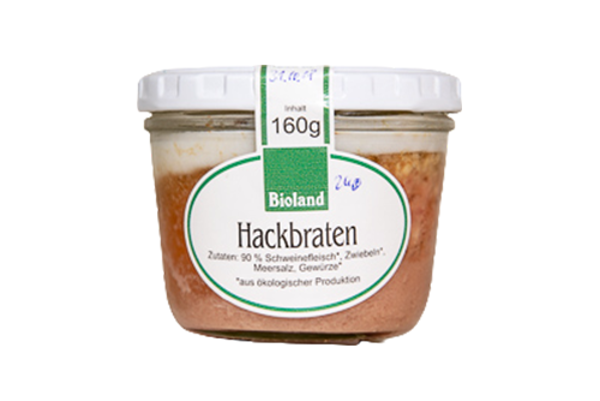 Produktfoto zu Hackbraten im Glas 160g