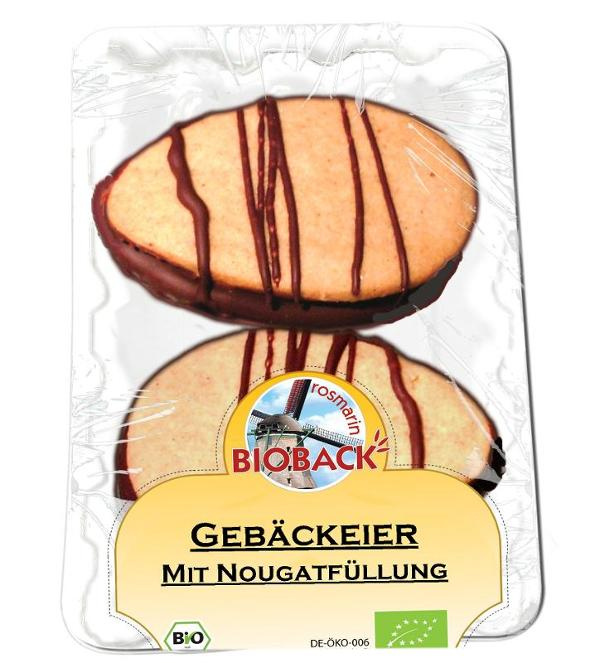 Produktfoto zu Gebäckeier mit Nougatfüllung 2 Stück