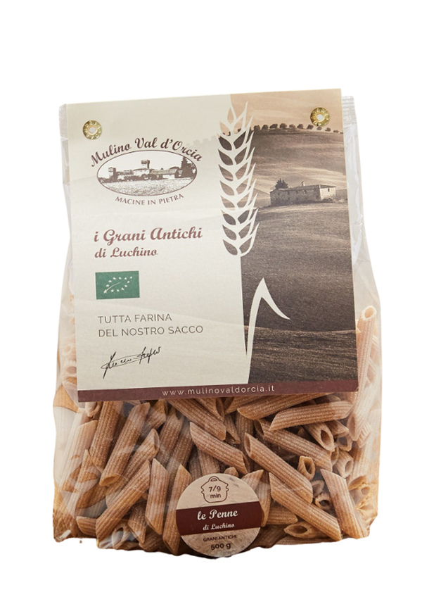 Produktfoto zu Penne semola aus Senatore Cappelli Ur-Hartweizen 400g