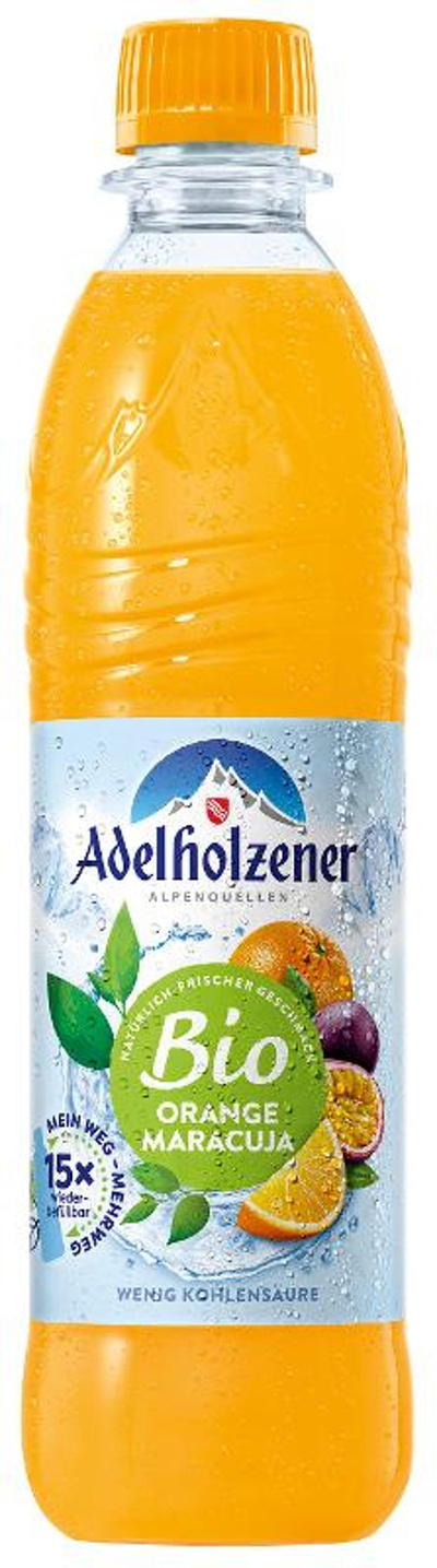 Produktfoto zu Adelholzener Orange Maracuja 12 x 0,5l