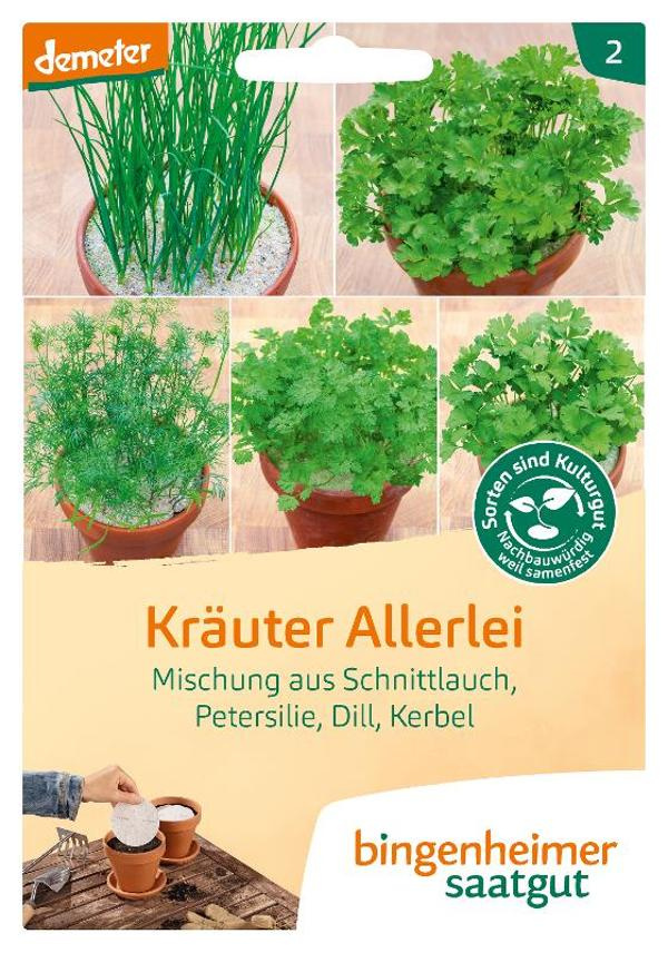 Produktfoto zu Saatgut Kräuter Allerlei