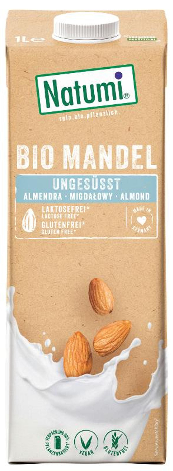 Produktfoto zu Mandeldrink ungesüßt  1l