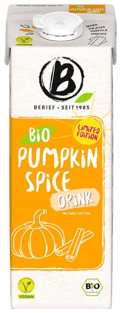 Produktfoto zu Pumpkin Spice Drink Limited Edition 1l