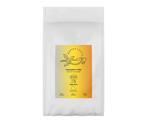 Produktfoto zu Makosa Champion´s Vibe Espresso 500g Bohnen