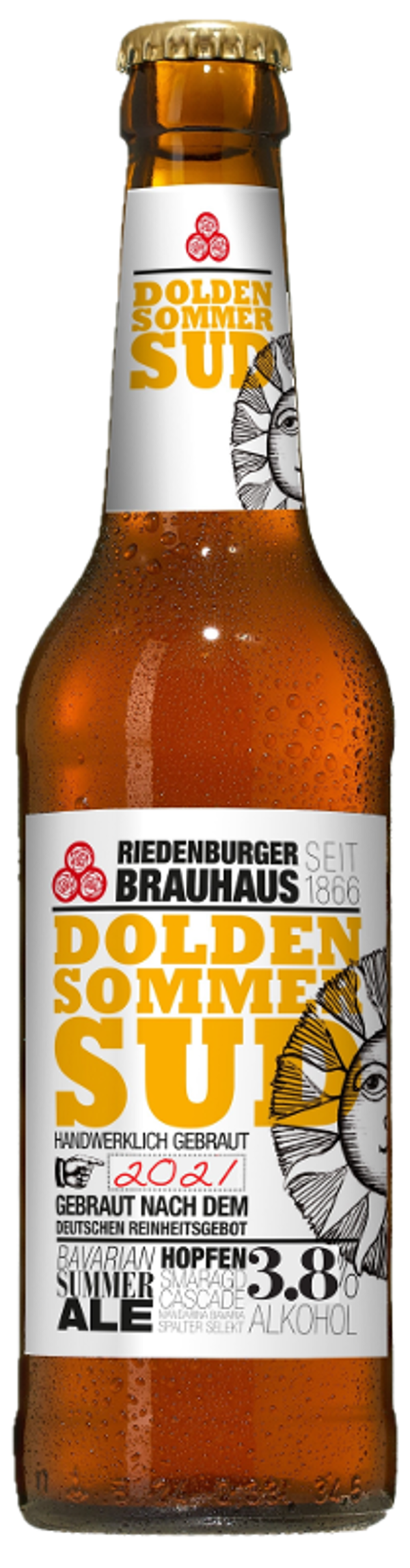Produktfoto zu Riedenburger Dolden Sommer Sud 10 x 0,33l
